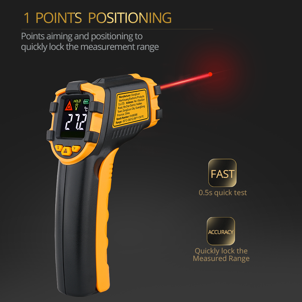 LCD Laser Meter Digital Infrar - огляд і ціна Industrial Laser Temperature
