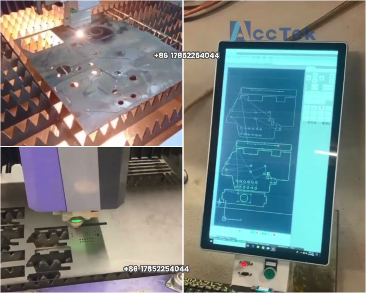 AKJ1530F 2040 2060 2560 1000w  - огляд і ціна Industrial Laser Cutting Machine Price