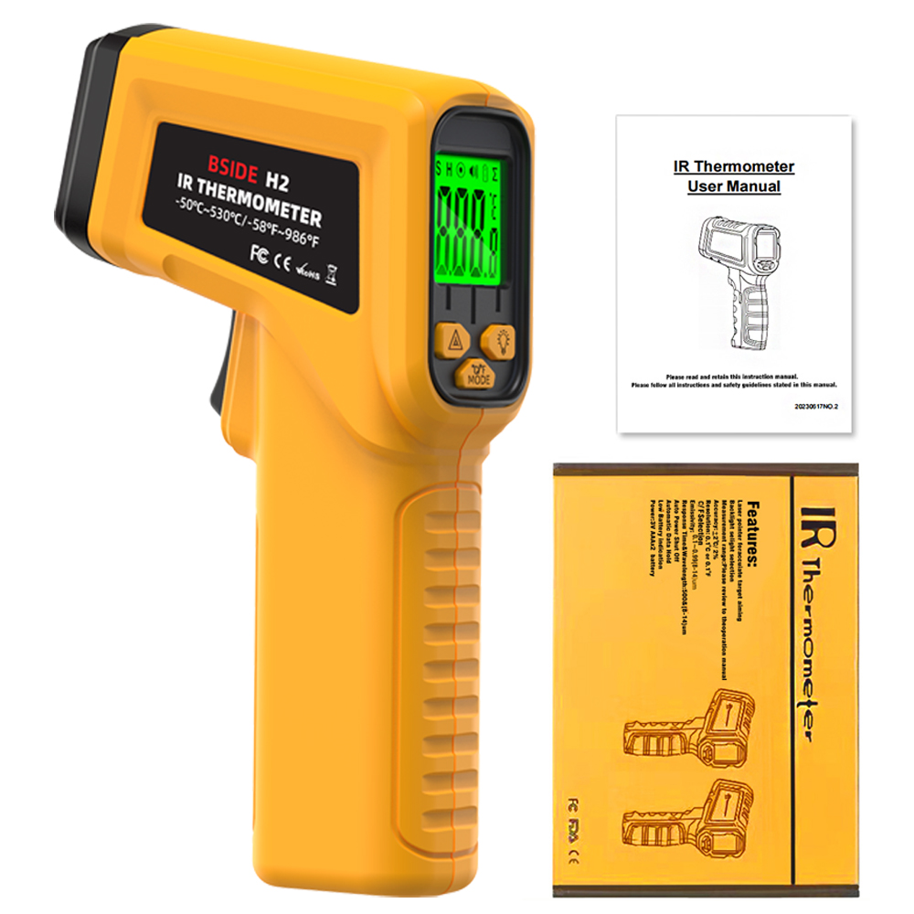 BSIDE Infrared Thermometer H2  - огляд і ціна Industrial Laser Temperature