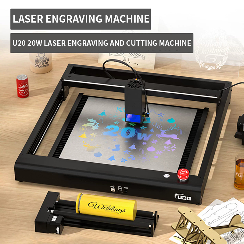 20W Laser Engraver U20 Laser E - огляд і ціна Air Assist Pump Laser