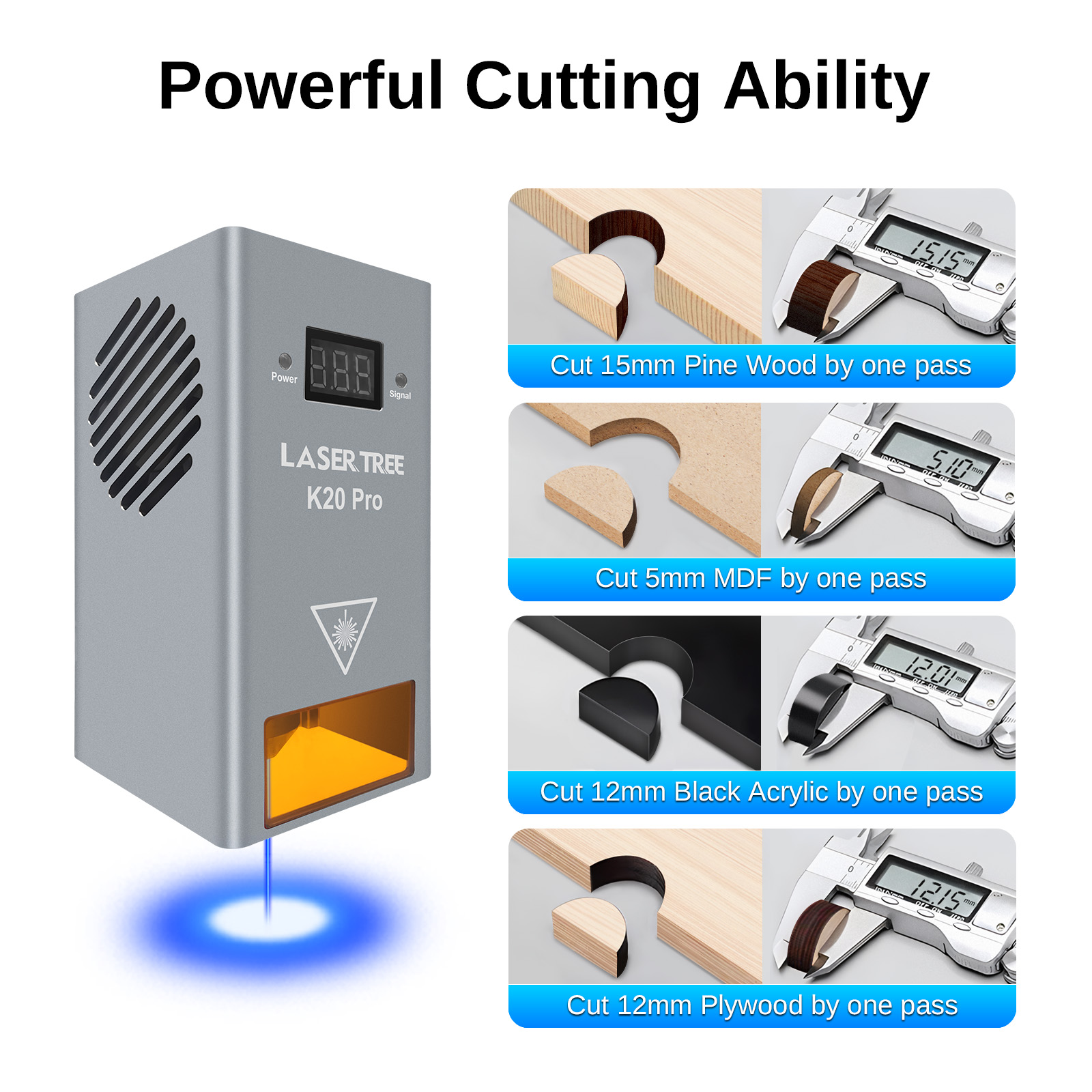 LASER TREE K20 20W Optical Pow - огляд і ціна Industrial Laser Diode