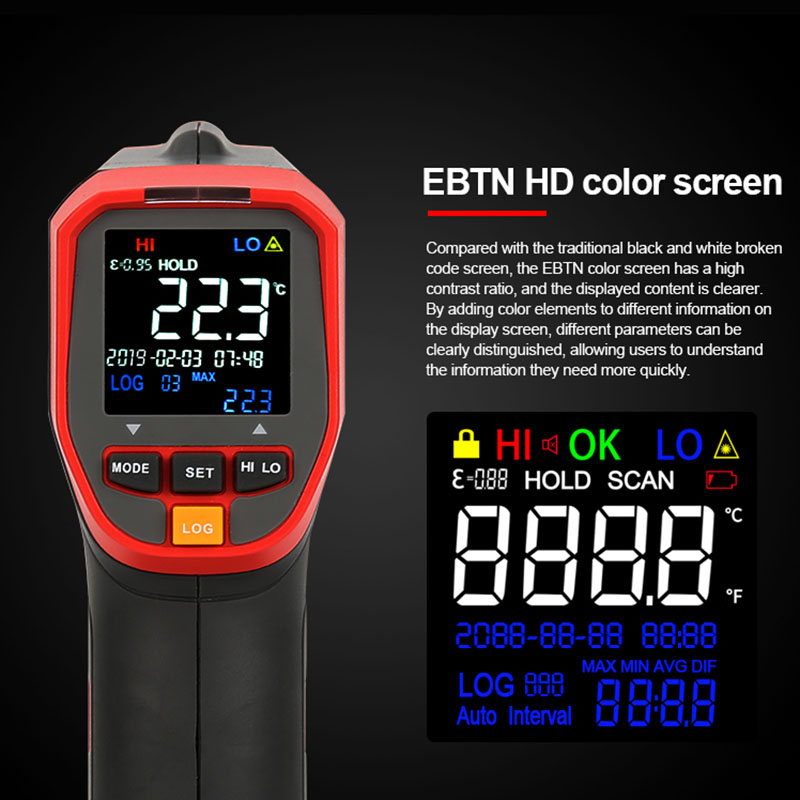 UNI-T Digital Infrared Thermom - огляд і ціна Industrial Laser Temperature