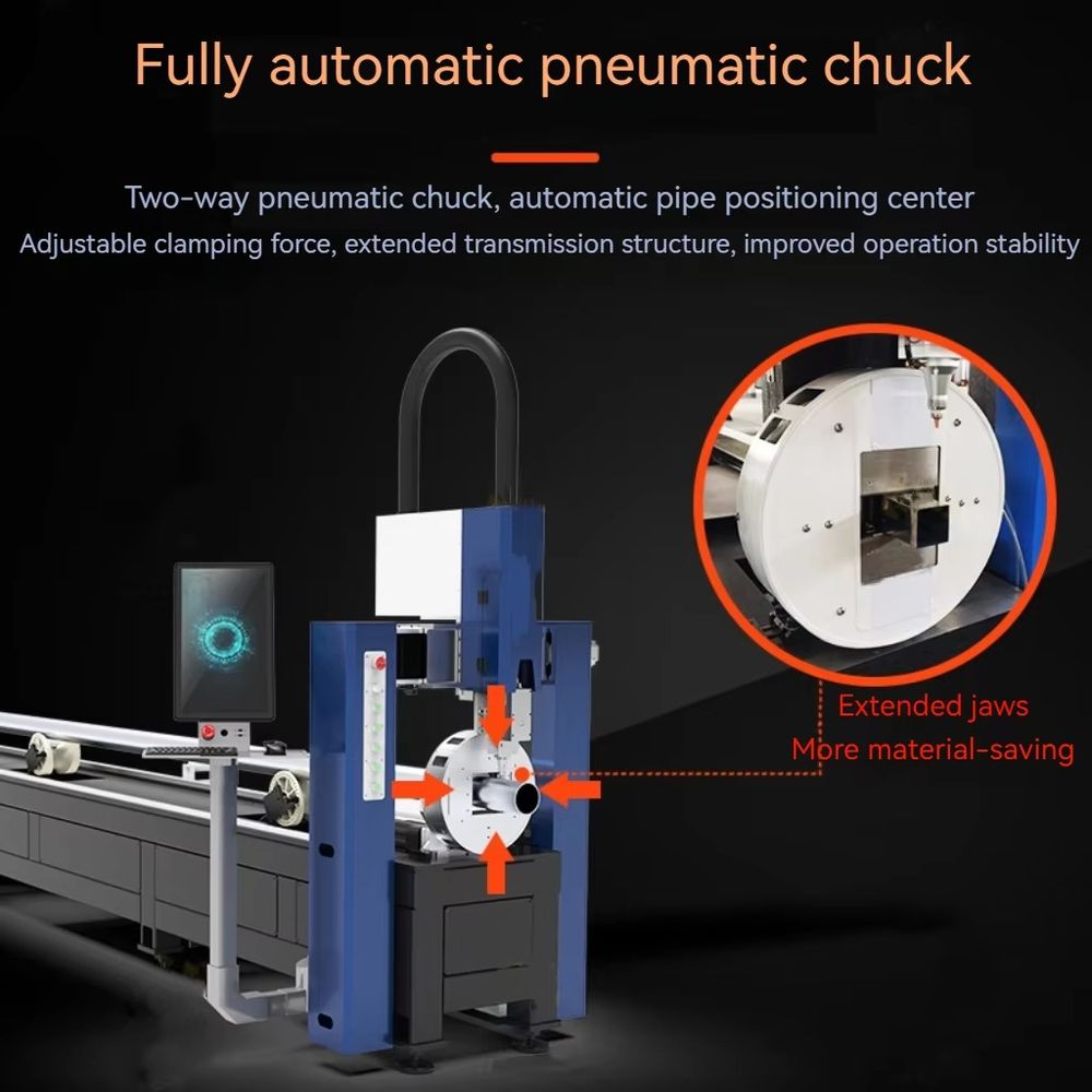 Metal Tube Fiber Laser Cutting - огляд і ціна Industrial Laser Metal Cutting Machine