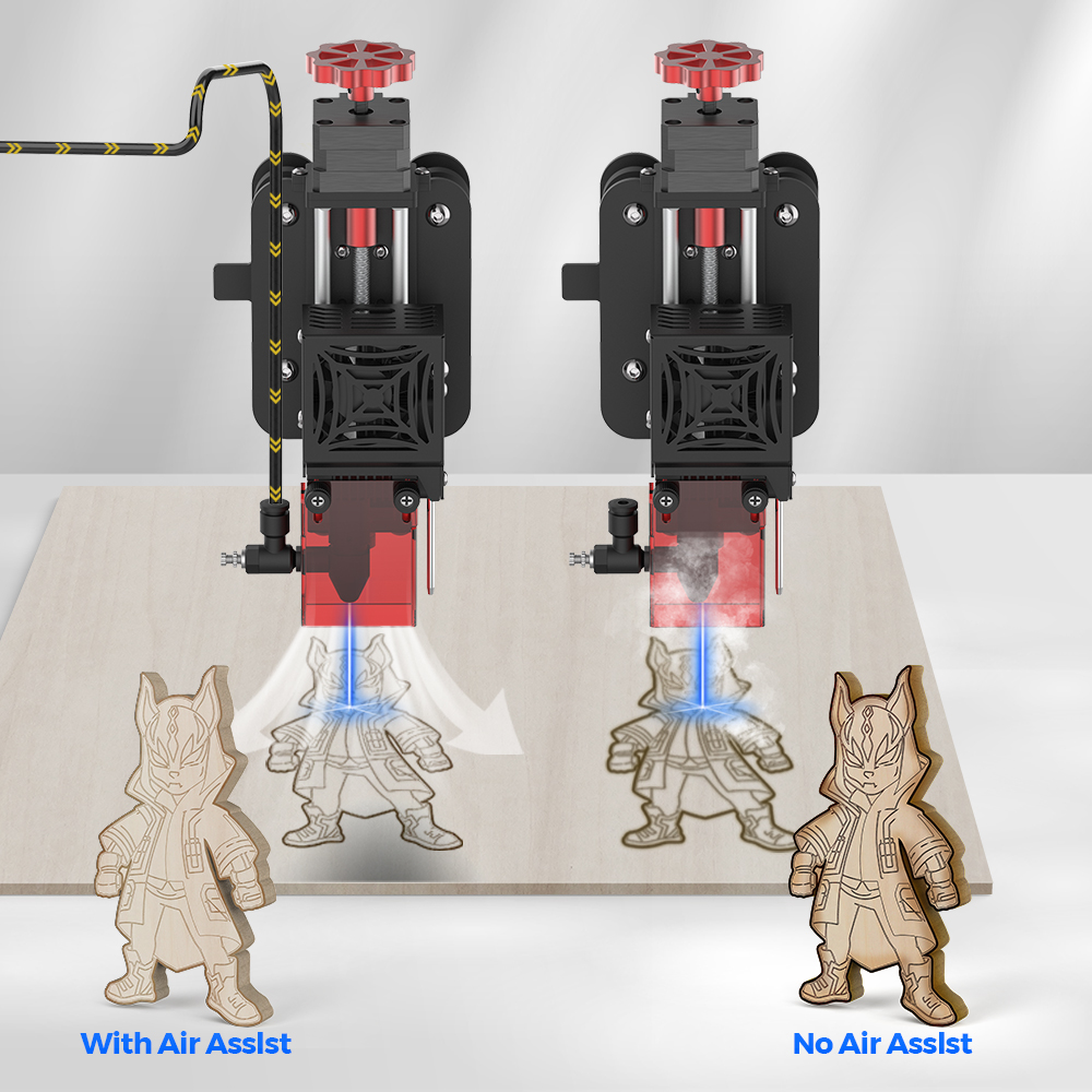 TwoTrees Laser Engraver Air Co - огляд і ціна Air Assist Pump Laser