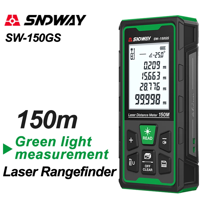Green Laser Distance Meter Dig - огляд і ціна Industrial Laser Tape Measure