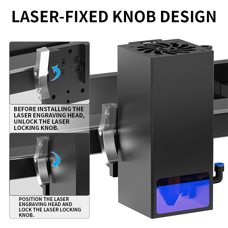 20W Laser Engraver  U20 Laser  - огляд і ціна Air Assist Pump Laser