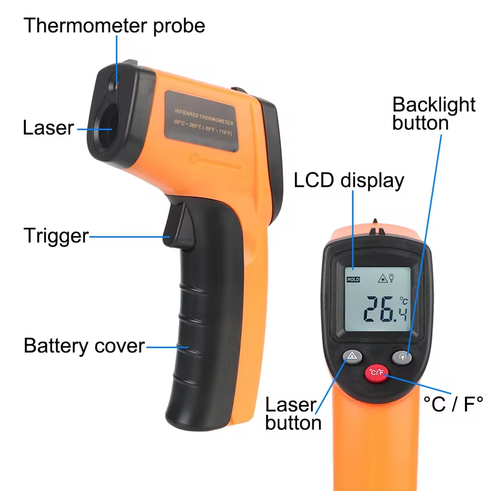 New T600 T600A Digital Infrare - огляд і ціна Industrial Laser Temperature