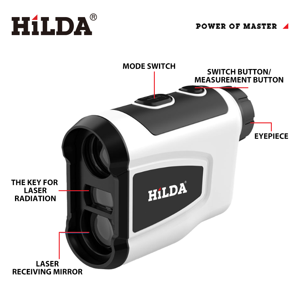 HILDA 800M Golf Laser Rangefin - огляд і ціна Industrial Laser Tape Measure