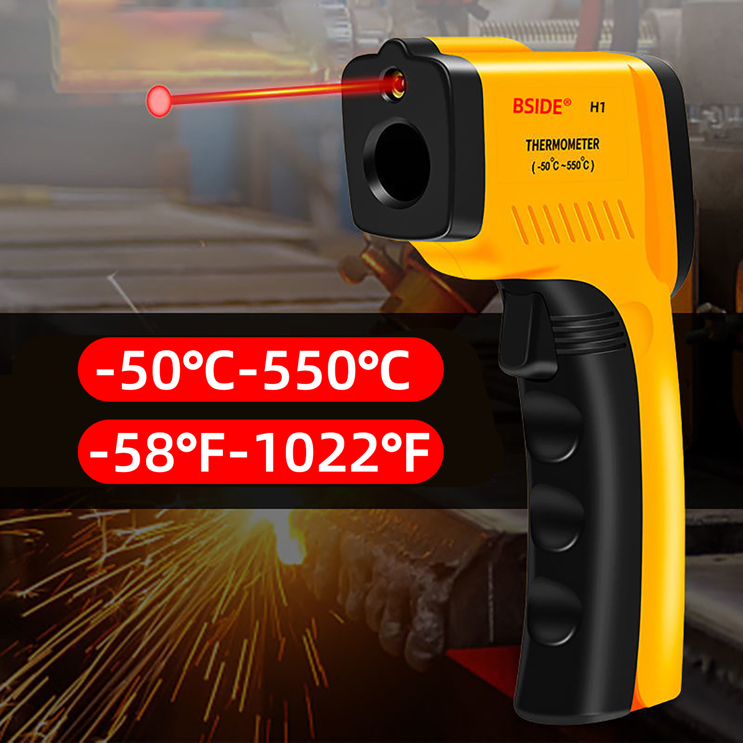 Digital Infrared Thermometer - - огляд і ціна Industrial Laser Temperature