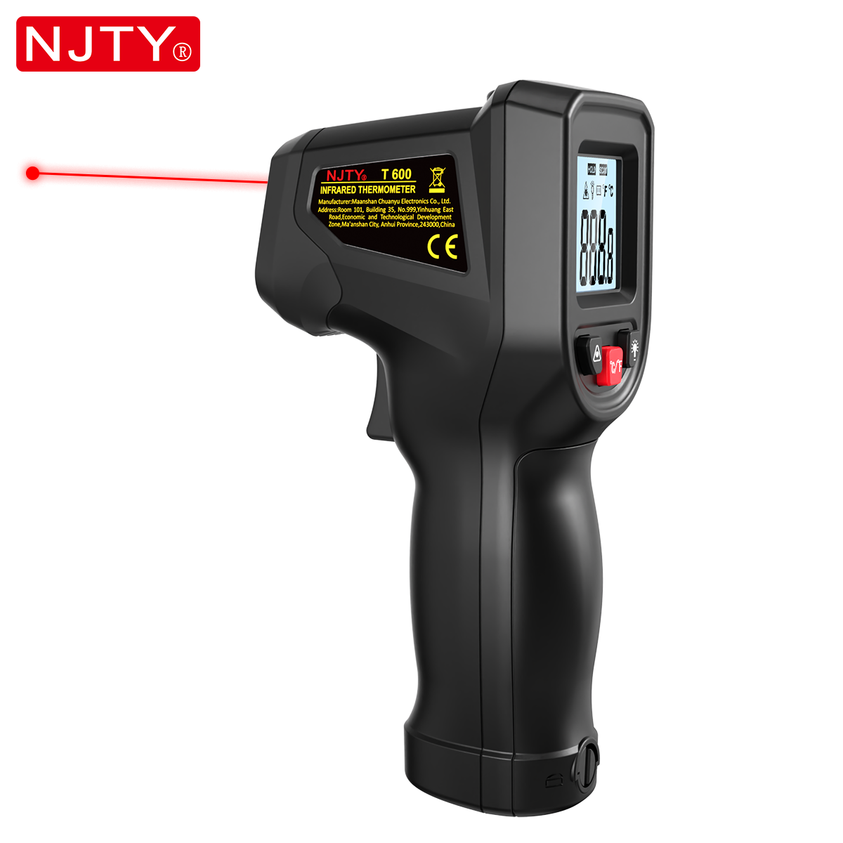 NJTY T600 Infrared Thermometer - огляд і ціна Industrial Laser Temperature