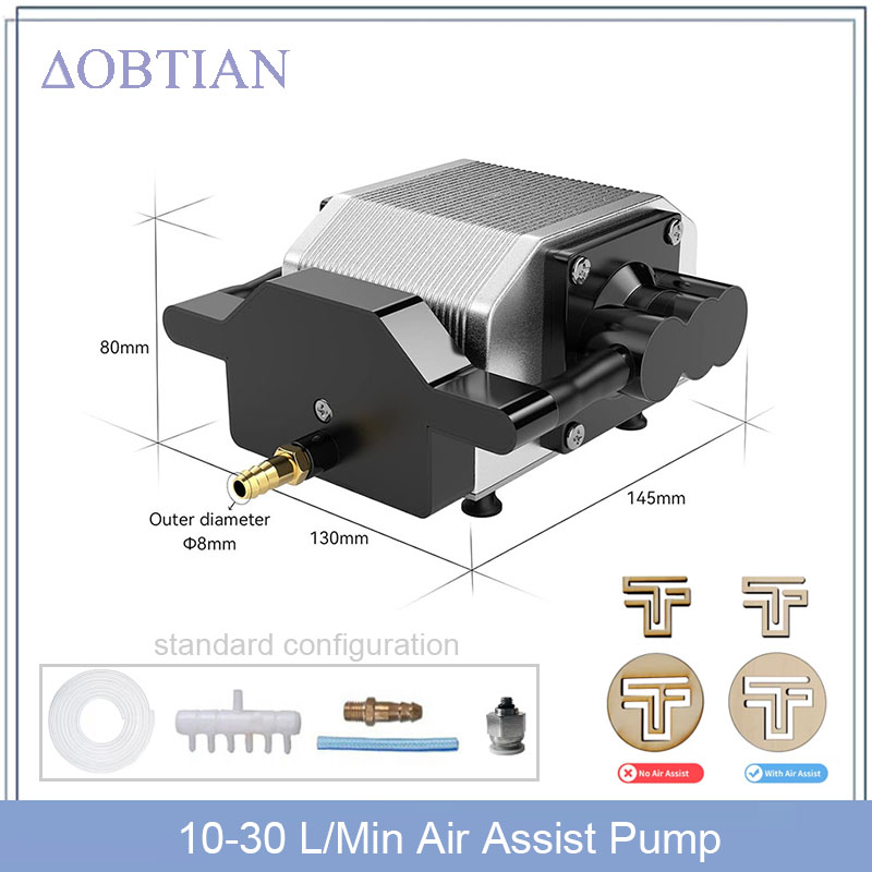 AC110V 220V 30L/Min 16W Laser  - огляд і ціна Air Assist Pump Laser