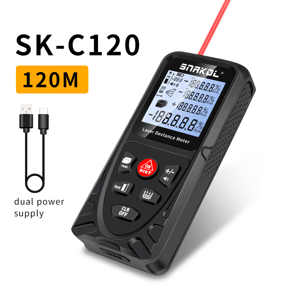 SNAKOL 3-in-1 High Precision L - огляд і ціна Industrial Laser Tape Measure