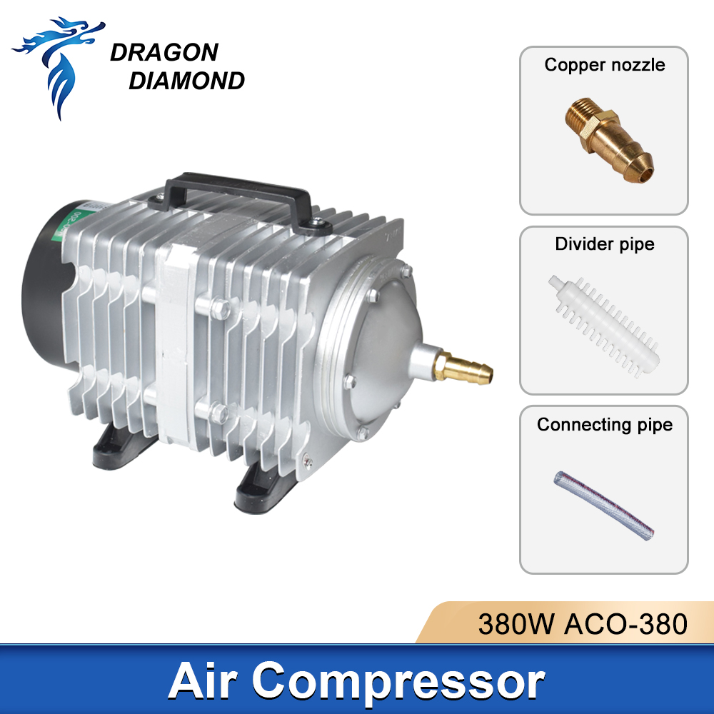 Air Compressor 380W 220V 280L/ - огляд і ціна Air Assist Pump Laser