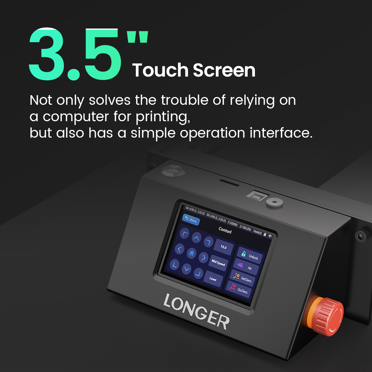 LONGER 20W 10W 5W Smart Laser  - огляд і ціна Industrial Laser Metal Cutting Machine