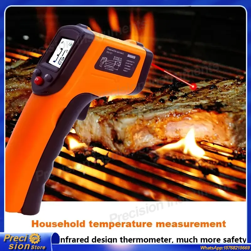 Infrared Thermometer Gun Non C - огляд і ціна Industrial Laser Temperature