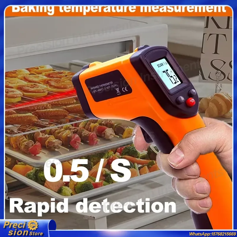 Infrared Thermometer Gun Non C - огляд і ціна Industrial Laser Temperature