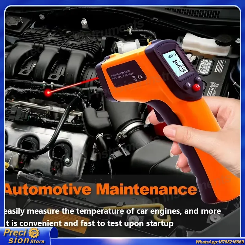 Infrared Thermometer Gun Non C - огляд і ціна Industrial Laser Temperature