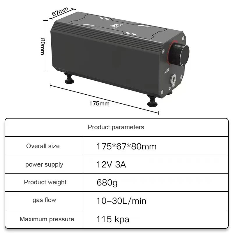Air Assist Compressor AC 110V/ - огляд і ціна Air Assist Pump Laser