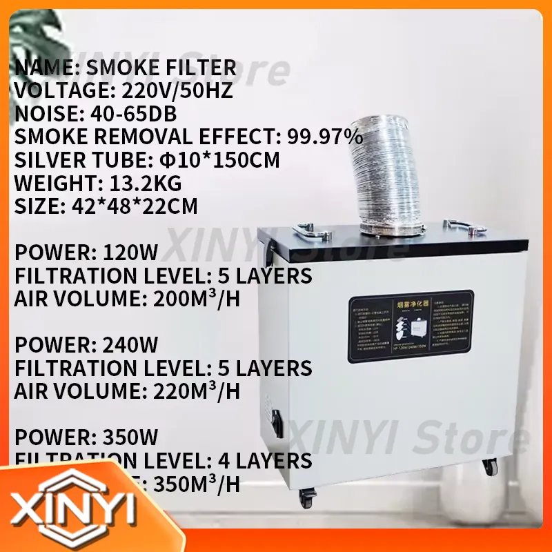 New Style 240W Pure Air Fume E - огляд і ціна Industrial Laser Cutters